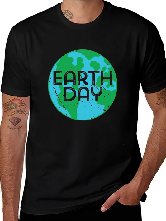Earth Day Black T-Shirt - Environmental Awareness
