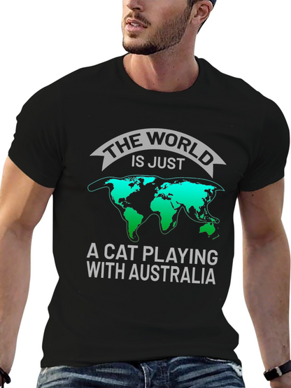 The World Is Just A Cat Playing T-Shirt