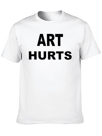 Art Hurts Black Graphic Tee