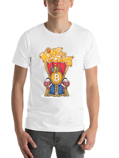 King of Coins Bitcoin Throne Graphic Tee