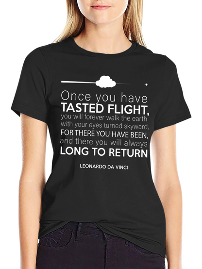 Leonardo Da Vinci Quote T-Shirt