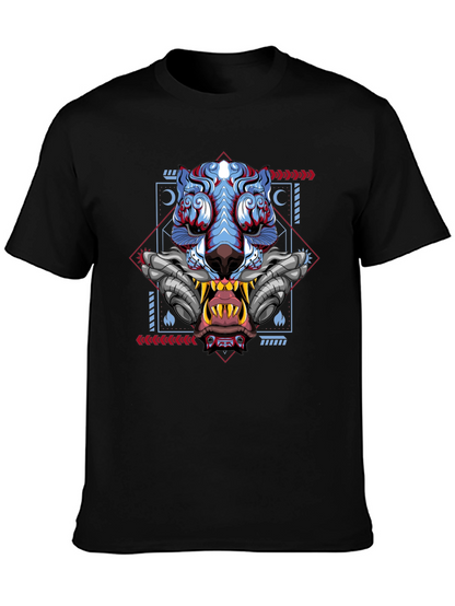 Cyberpunk Tiger Graphic Tee - Unique Style