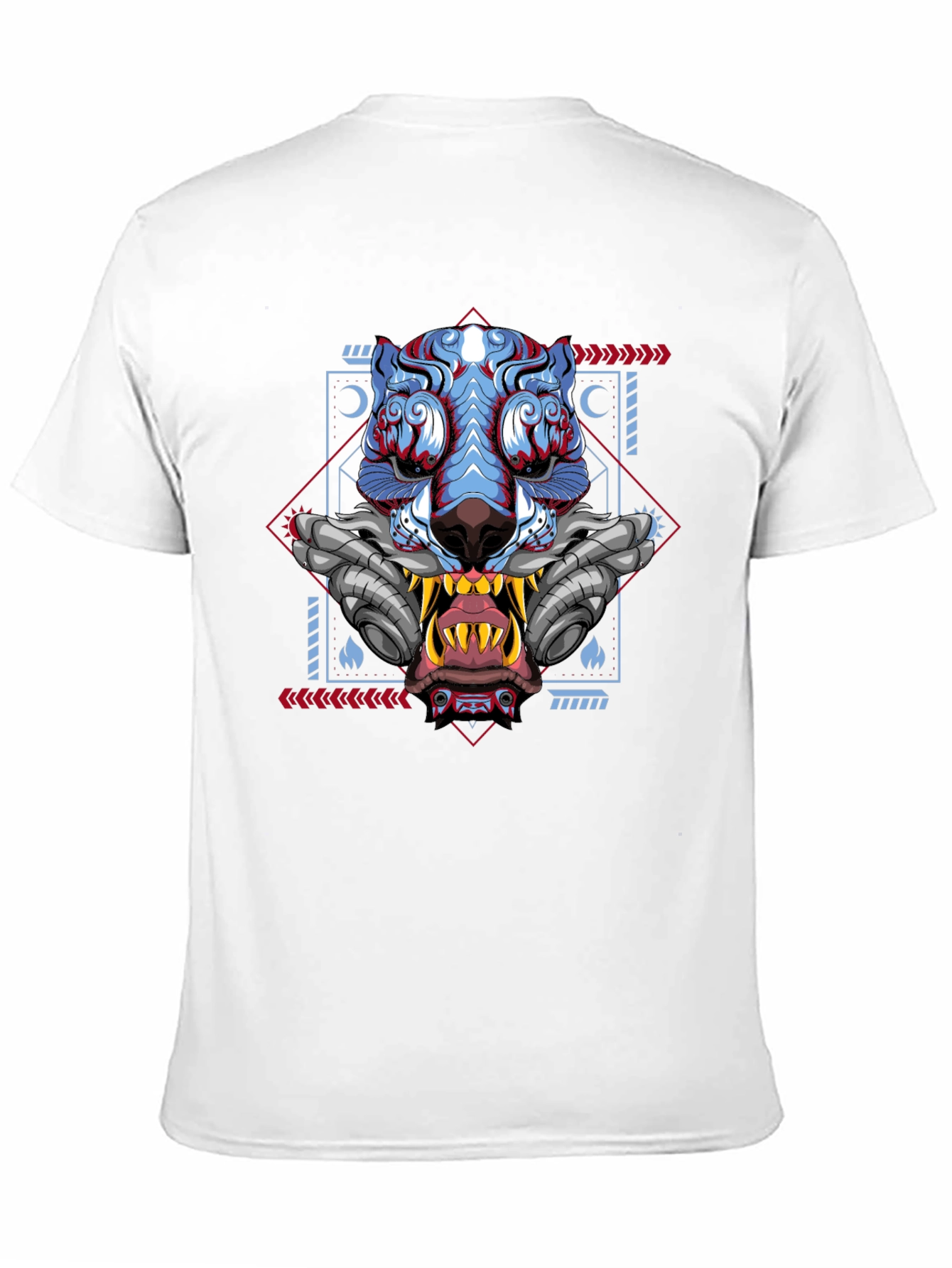 Cyberpunk Tiger Graphic Tee - Unique Style