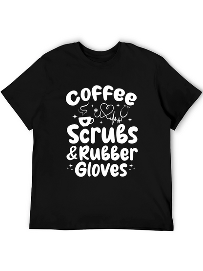Coffee Scrubs & Rubber Gloves Graphic Tee