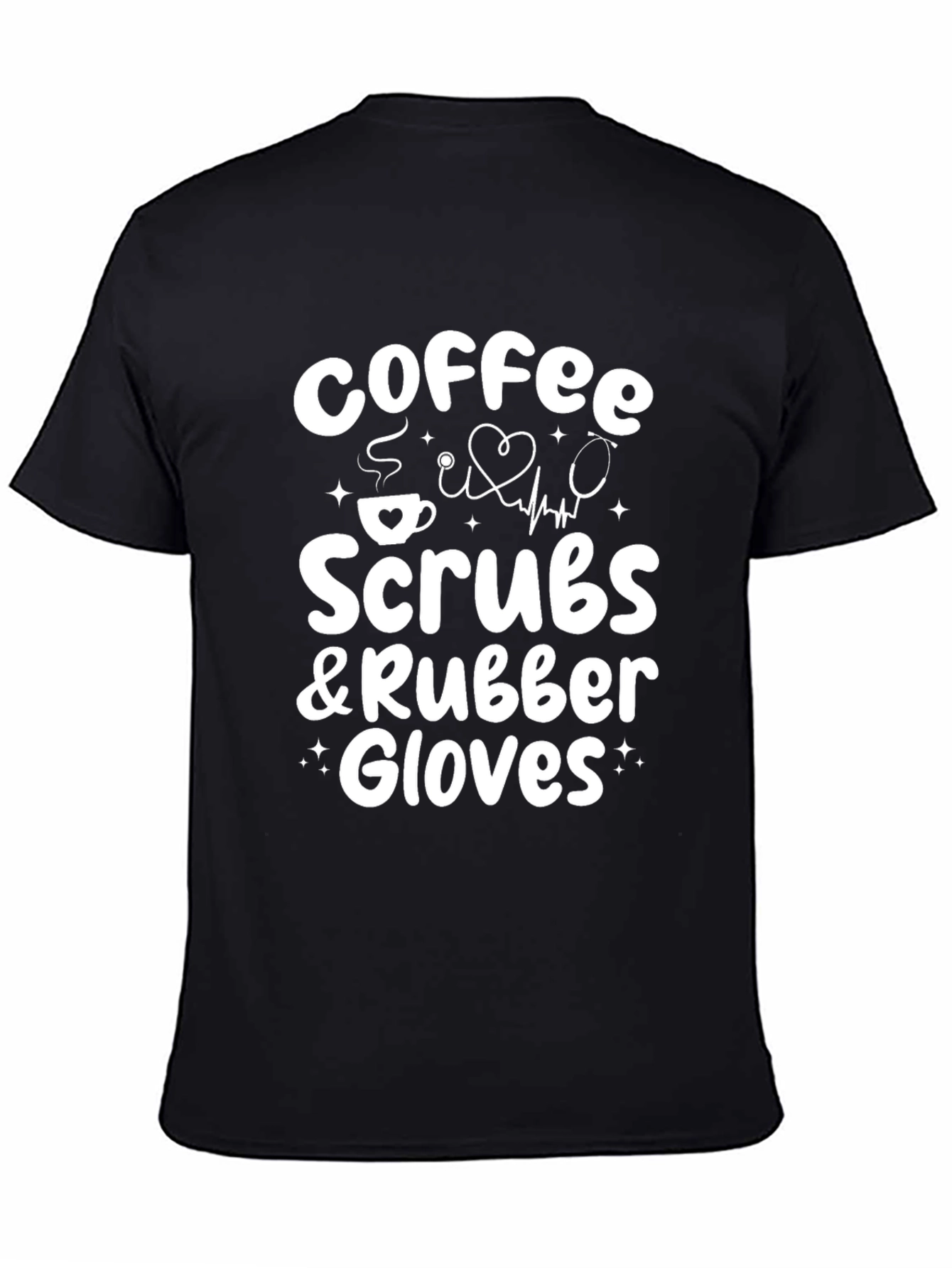 Coffee Scrubs & Rubber Gloves Graphic Tee