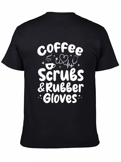 Coffee Scrubs & Rubber Gloves Graphic Tee