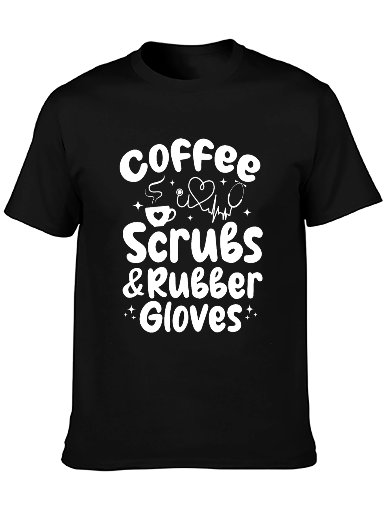 Coffee Scrubs & Rubber Gloves Graphic Tee