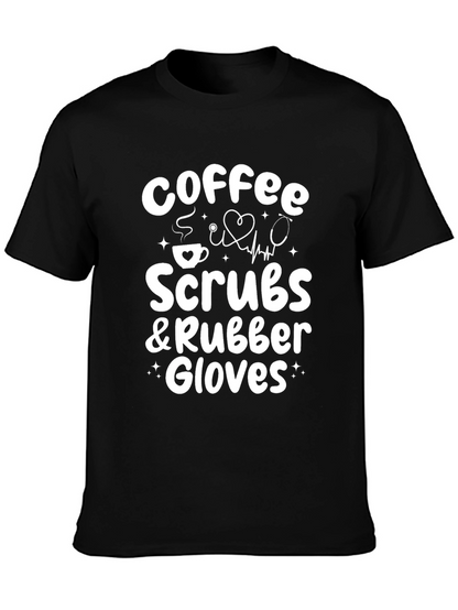 Coffee Scrubs & Rubber Gloves Graphic Tee