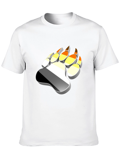 Bear Paw Print T-Shirt - Graphic Tee