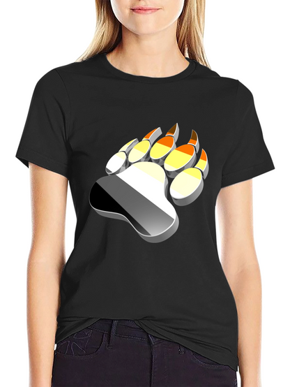 Bear Paw Print T-Shirt - Graphic Tee