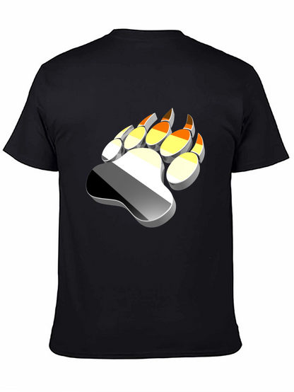 Bear Paw Print T-Shirt - Graphic Tee