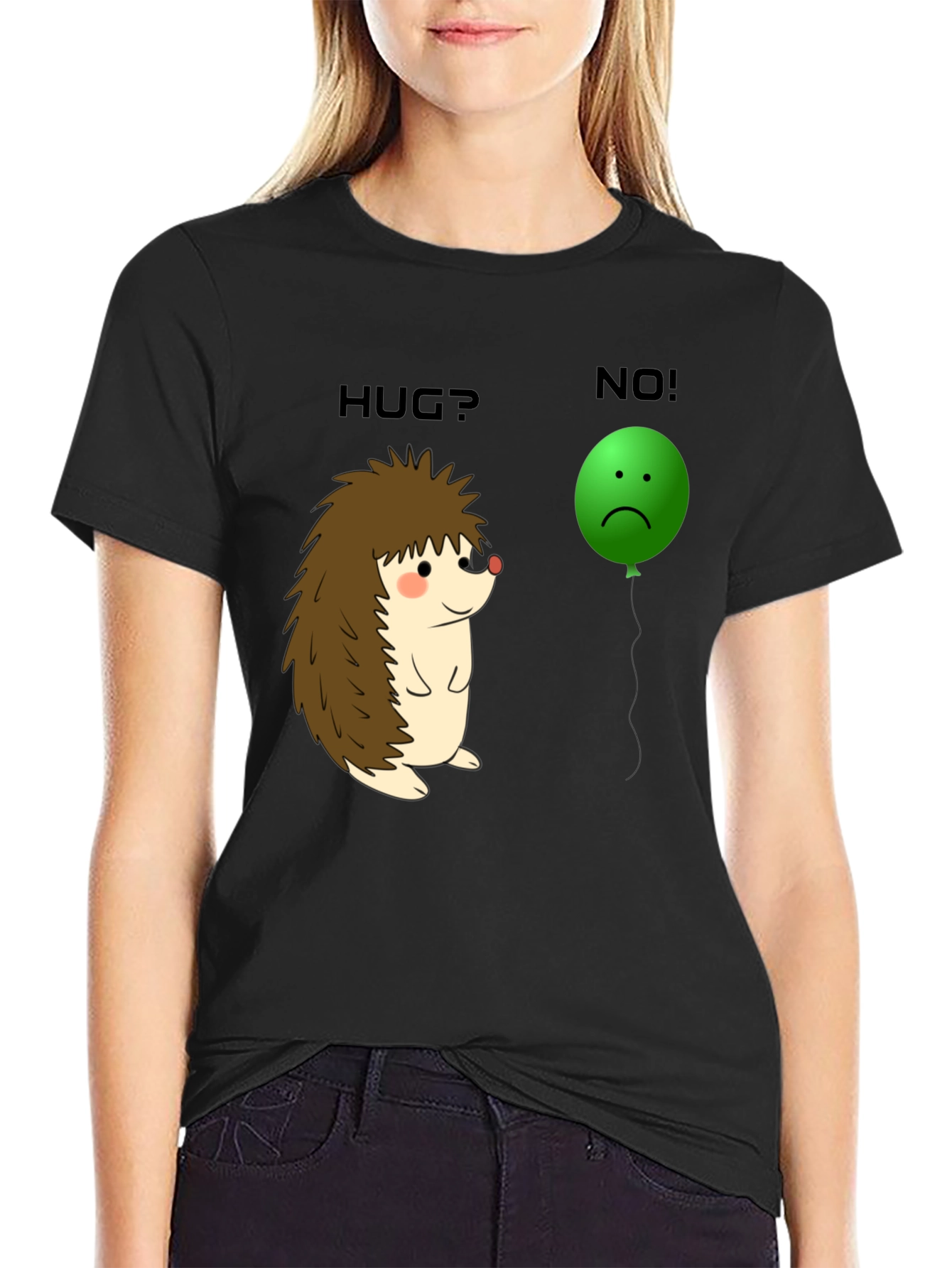 Hedgehog Hug? No! Graphic Tee