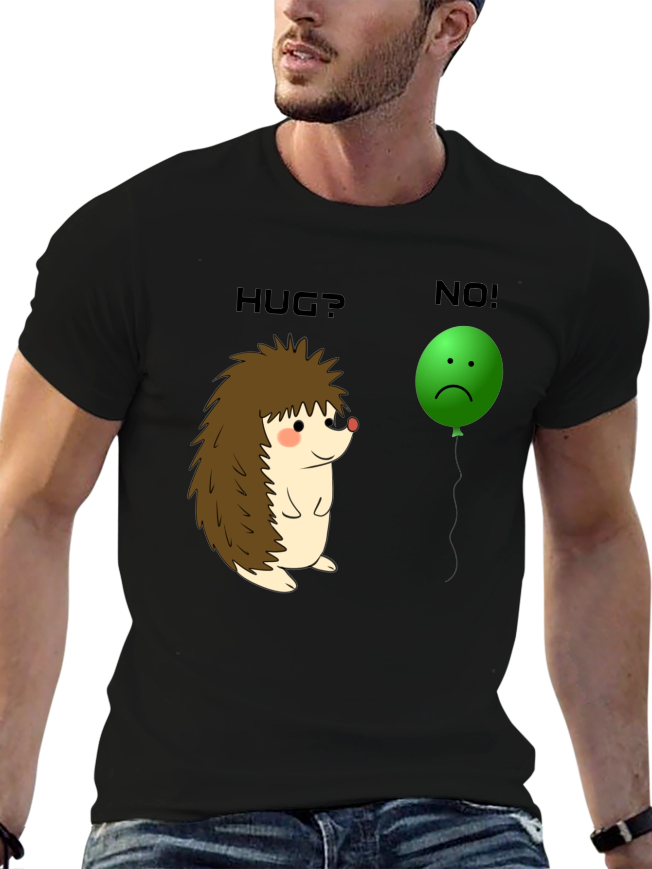 Hedgehog Hug? No! Graphic Tee