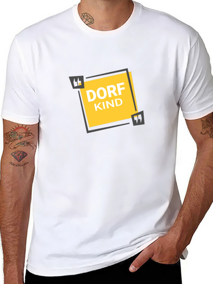 Dorfkind Graphic Tee - Black Cotton T-Shirt