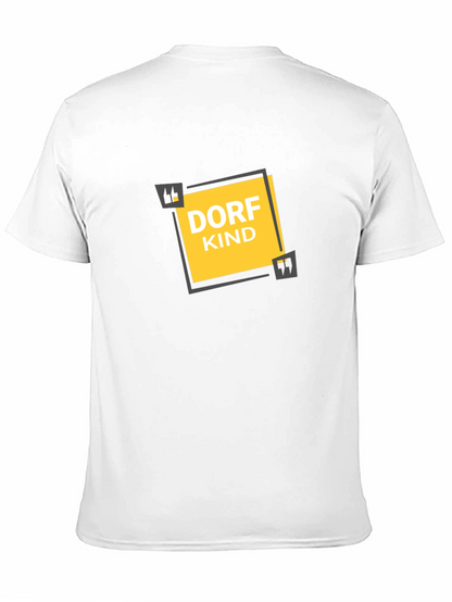 Dorfkind Graphic Tee - Black Cotton T-Shirt