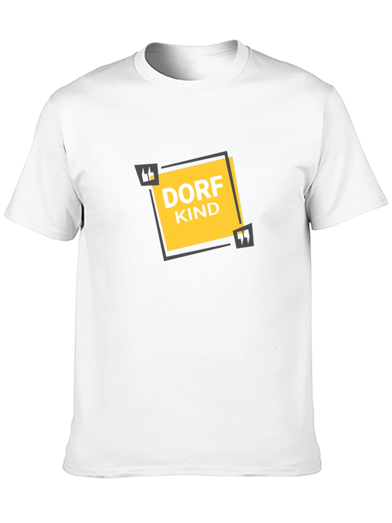 Dorfkind Graphic Tee - Black Cotton T-Shirt