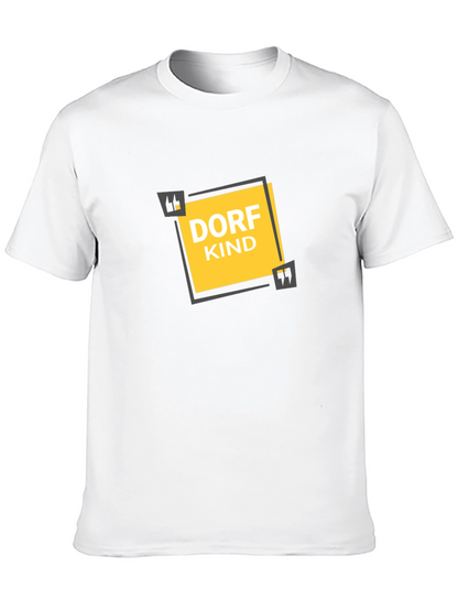 Dorfkind Graphic Tee - Black Cotton T-Shirt