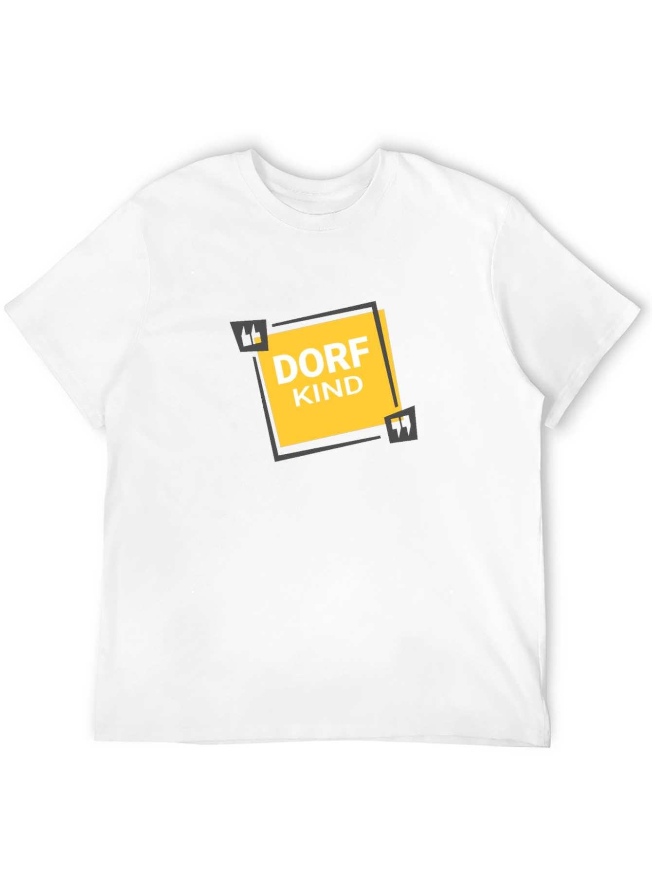 Dorfkind Graphic Tee - Black Cotton T-Shirt