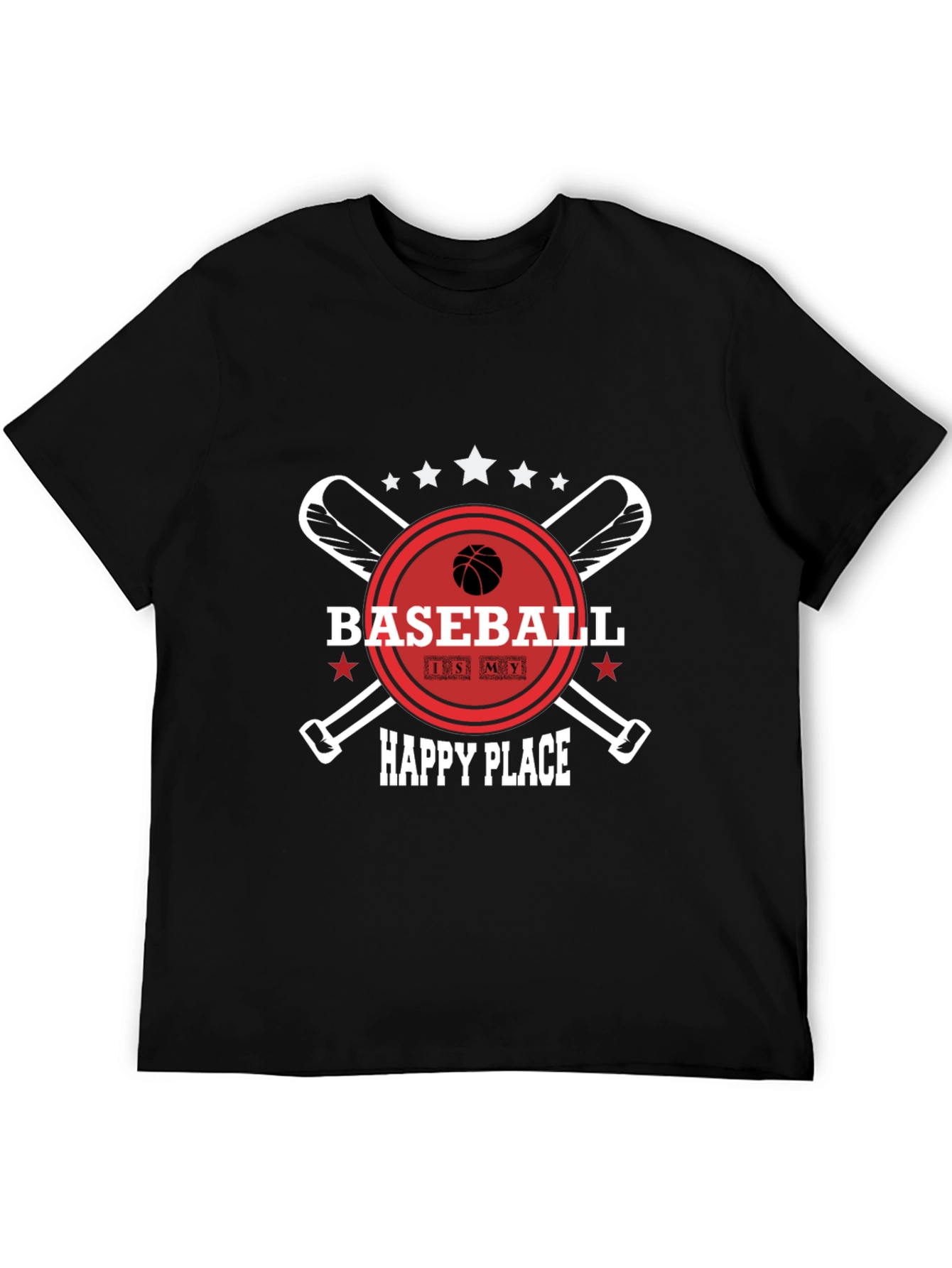Baseball is My Happy Place T-Shirt