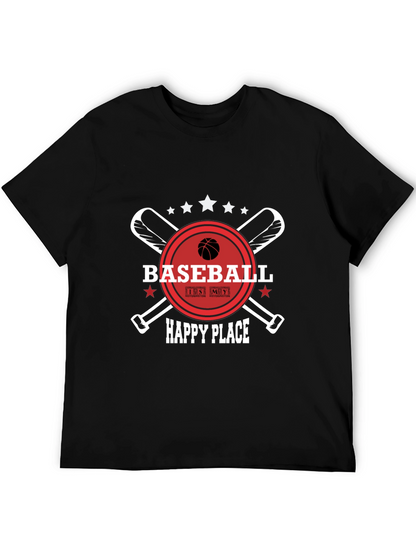 Baseball is My Happy Place T-Shirt