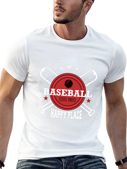 Baseball is My Happy Place T-Shirt