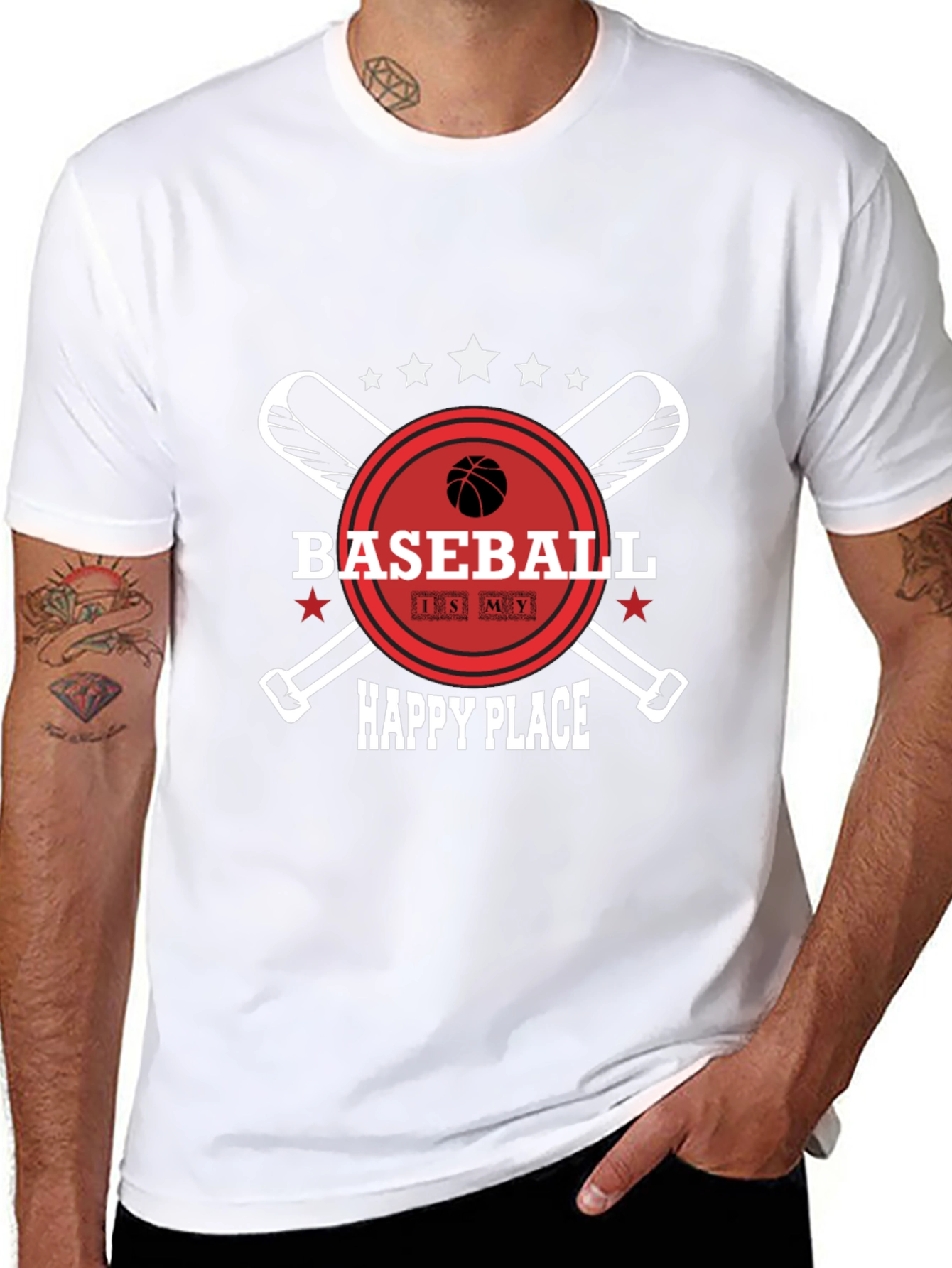 Baseball is My Happy Place T-Shirt