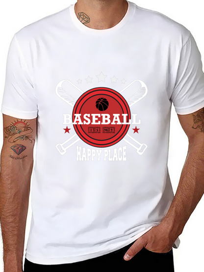 Baseball is My Happy Place T-Shirt