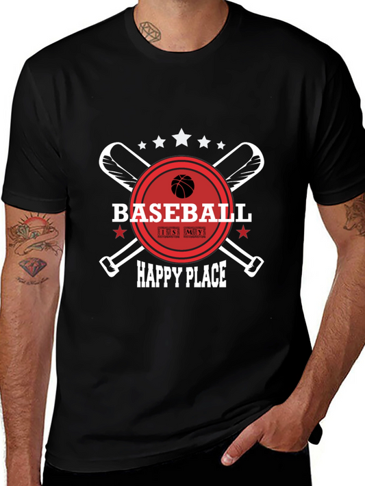 Baseball is My Happy Place T-Shirt