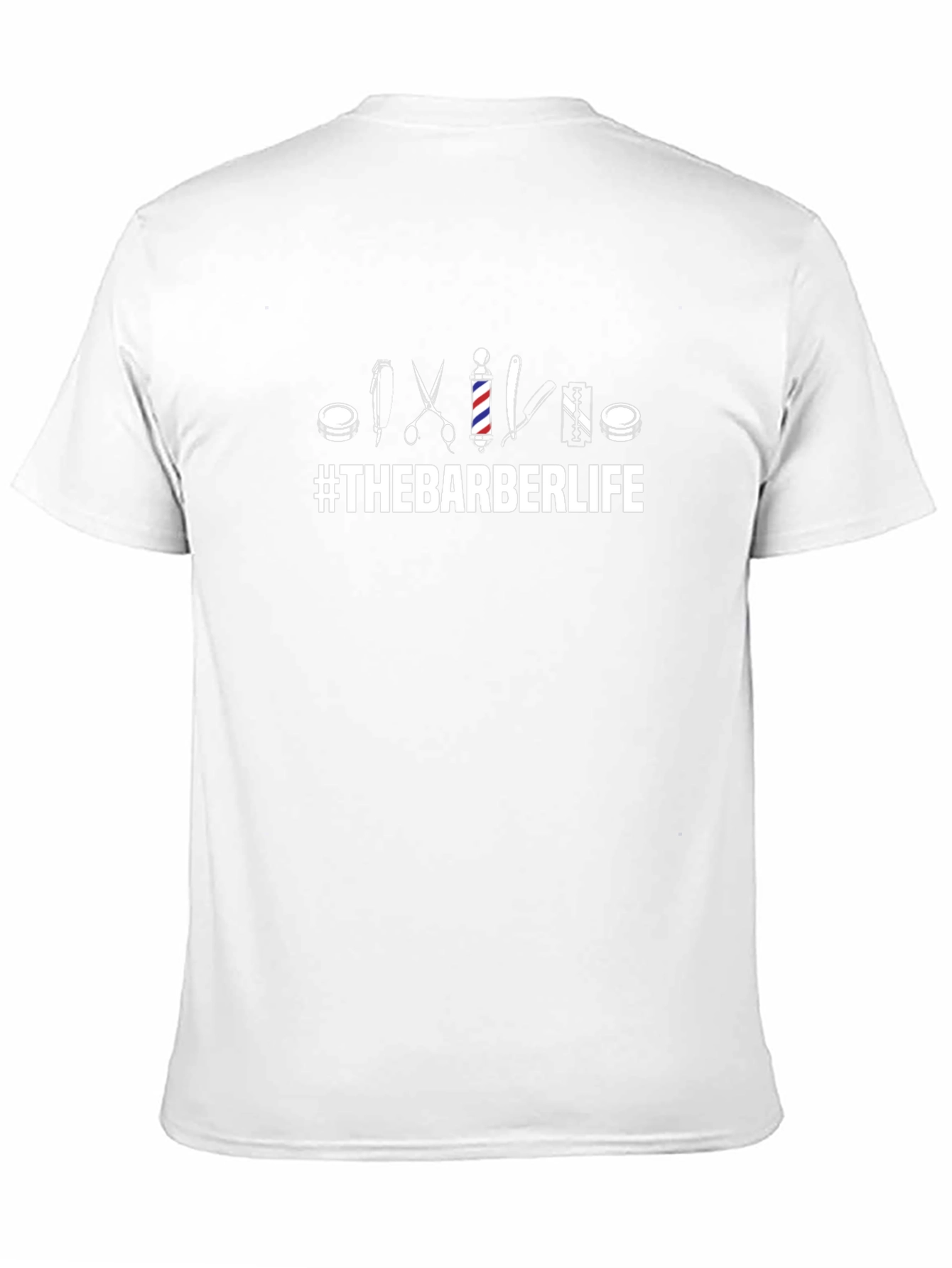 The Barber Life T-Shirt - Black Crew Neck