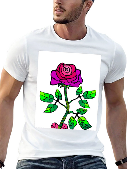 Rose Peace T-Shirt - Unique Graphic Tee
