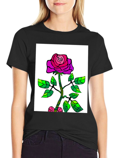 Rose Peace T-Shirt - Unique Graphic Tee