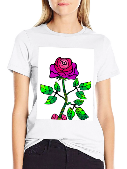Rose Peace T-Shirt - Unique Graphic Tee