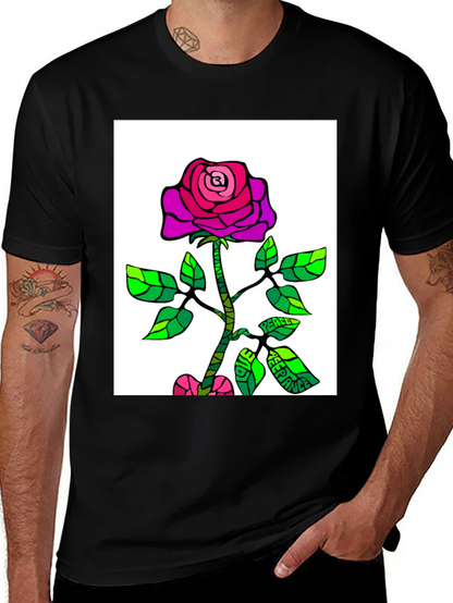 Rose Peace T-Shirt - Unique Graphic Tee