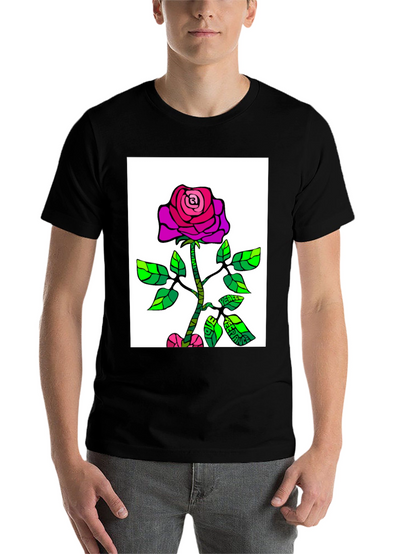 Rose Peace T-Shirt - Unique Graphic Tee