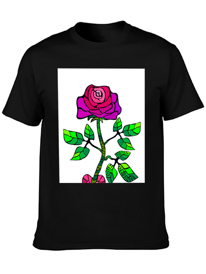 Rose Peace T-Shirt - Unique Graphic Tee