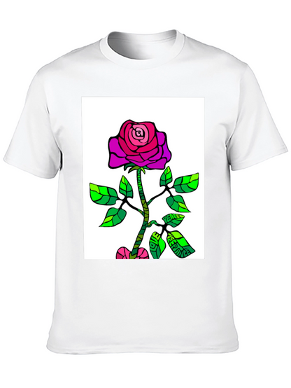 Rose Peace T-Shirt - Unique Graphic Tee