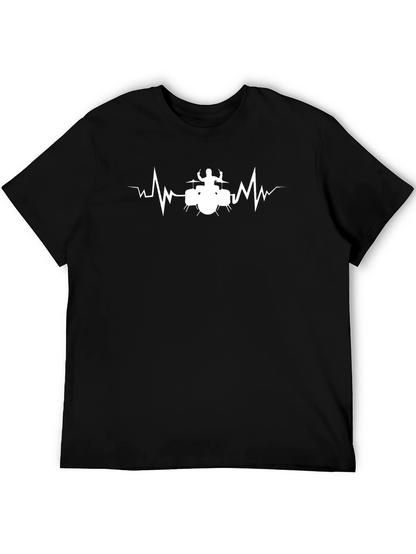Drumbeat Heartbeat Black T-Shirt