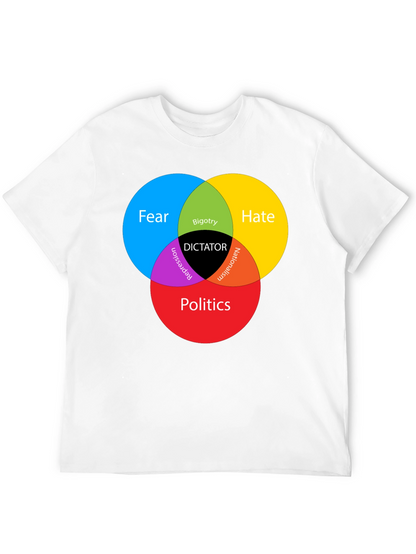 Dictator Venn Diagram Graphic T-Shirt