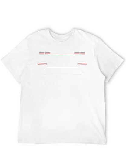 Retro Car Graphic Tee - Black Cotton Blend