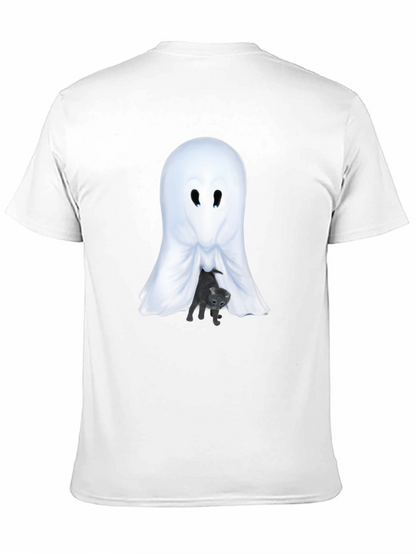Ghost and Kitten Graphic T-Shirt