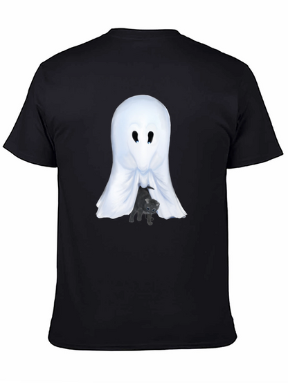 Ghost and Kitten Graphic T-Shirt