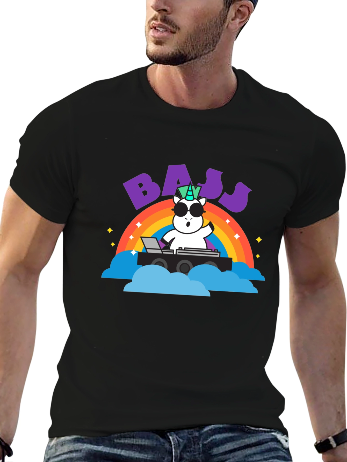 Unicorn DJ Bass T-Shirt