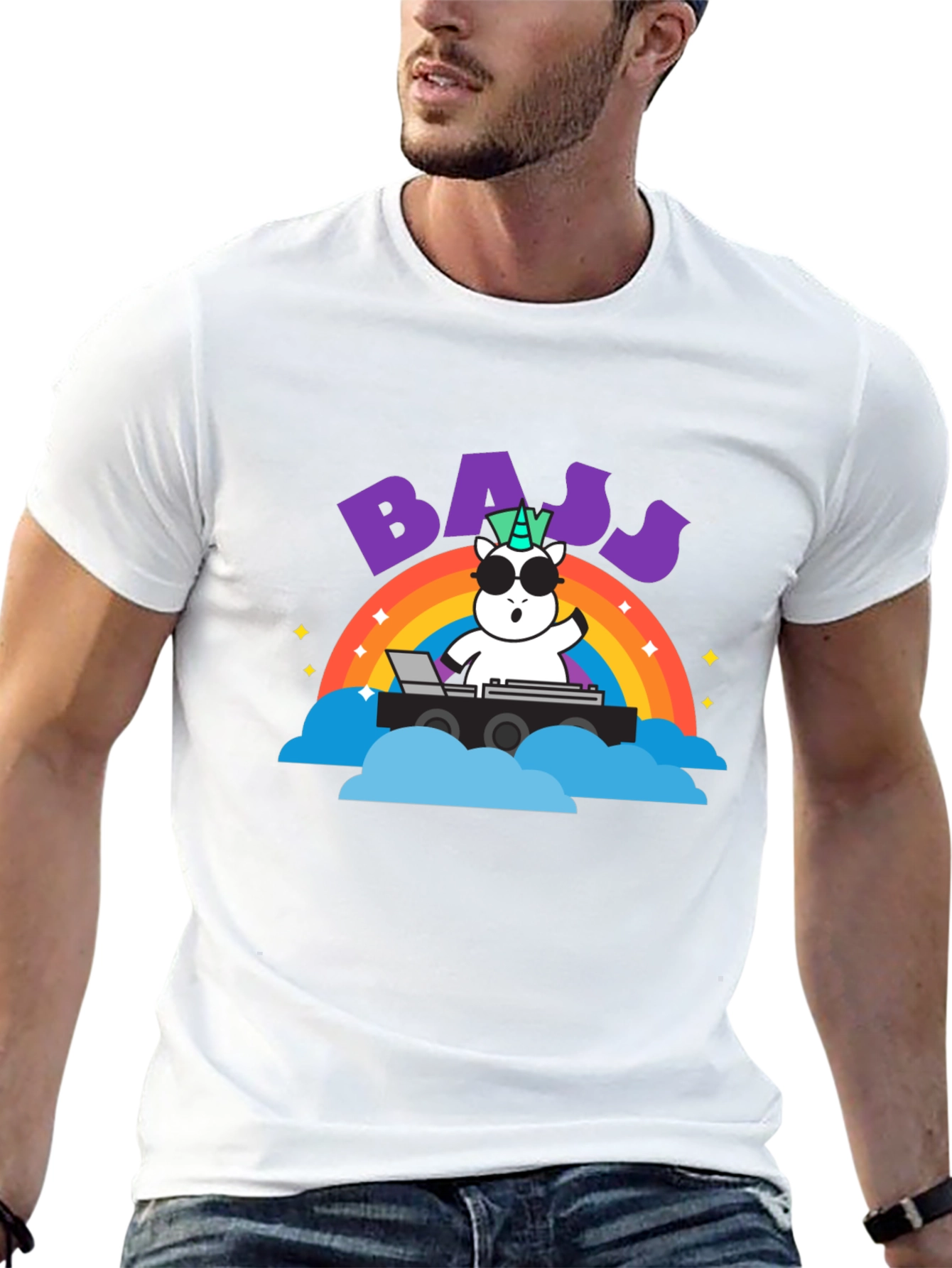 Unicorn DJ Bass T-Shirt