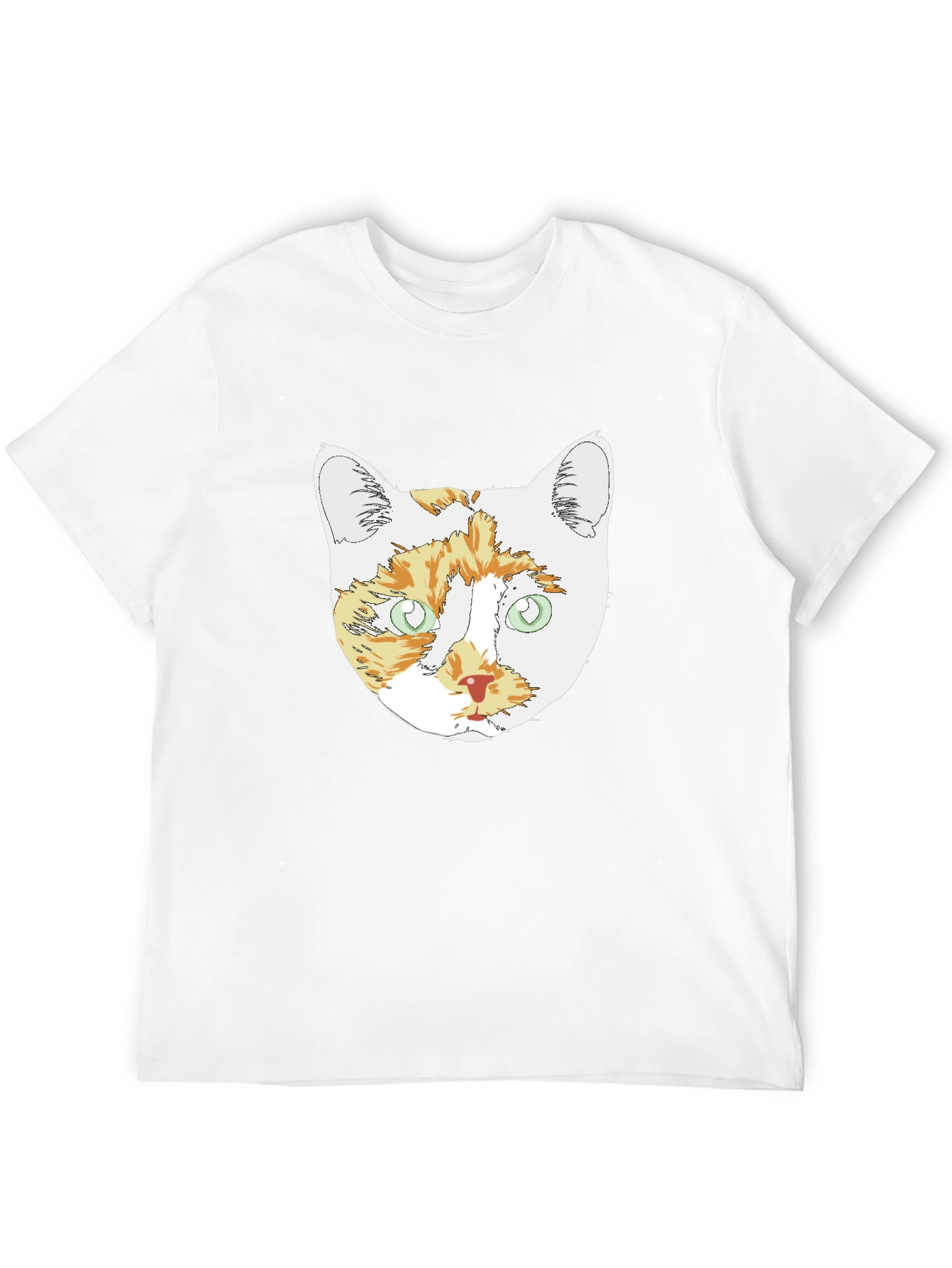 Cat Head Graphic T-Shirt