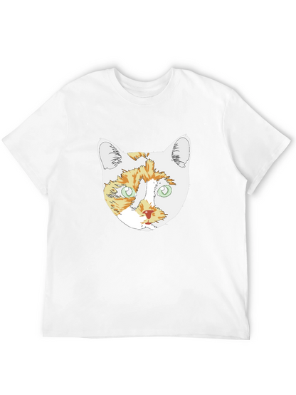 Cat Head Graphic T-Shirt