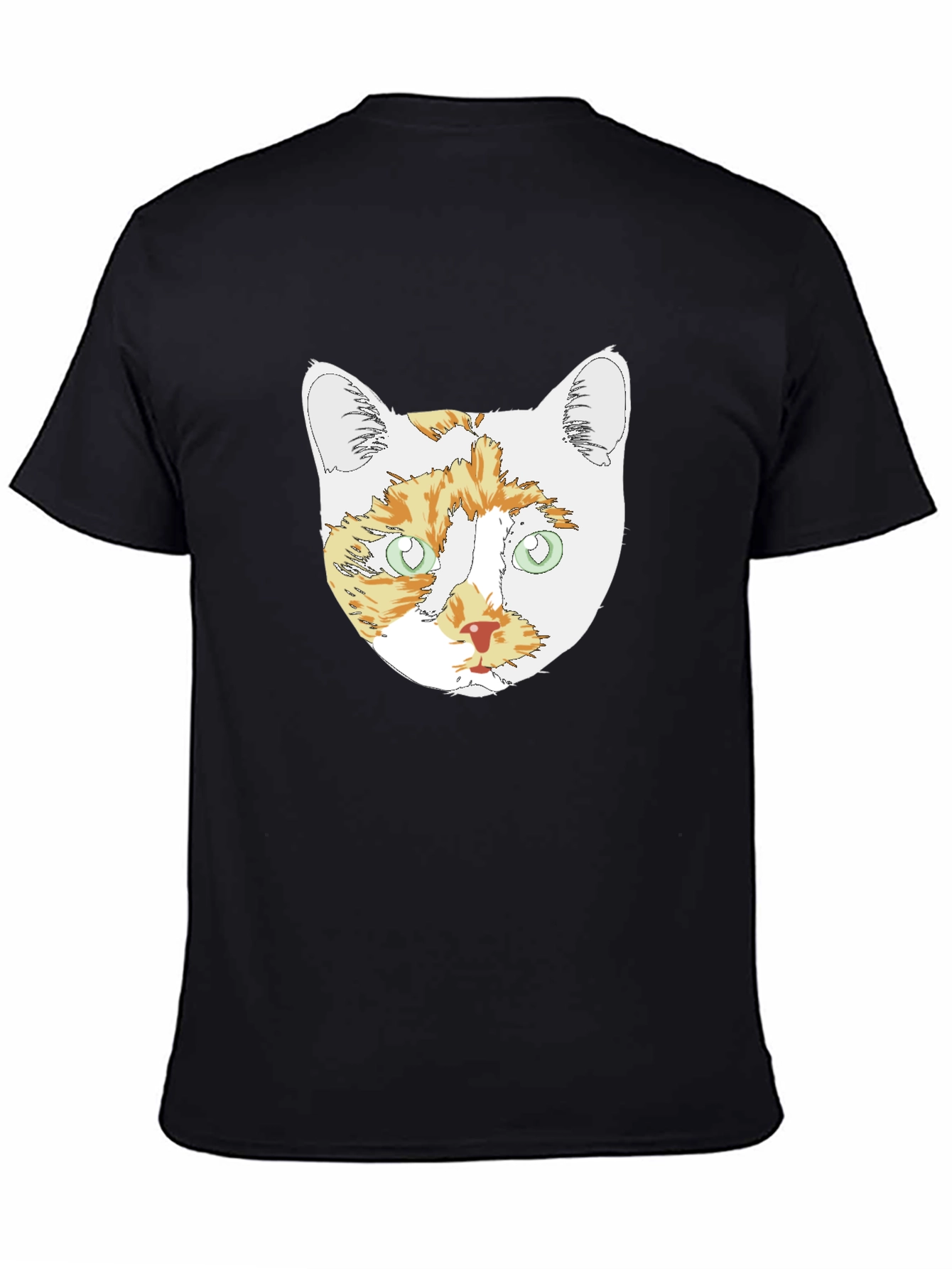 Cat Head Graphic T-Shirt