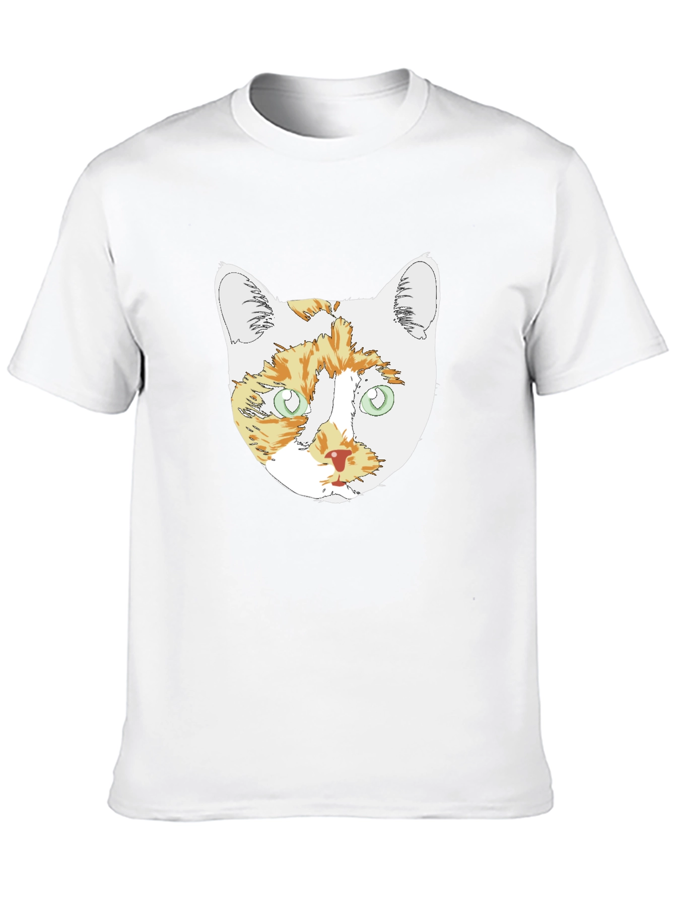 Cat Head Graphic T-Shirt