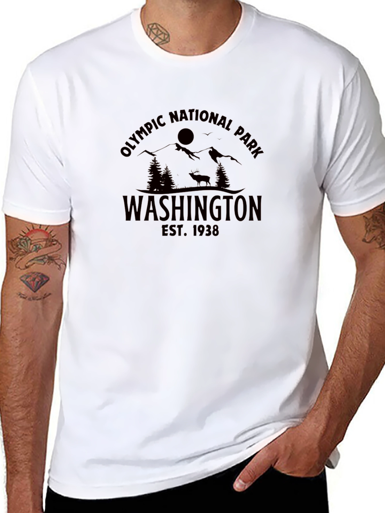Olympic National Park Washington Est. 1938 T-Shirt