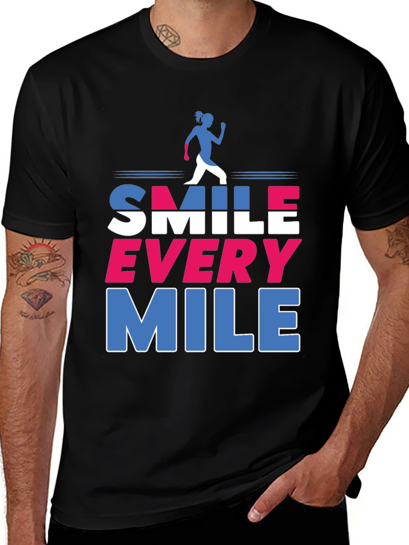 Smile Every Mile Running T-Shirt