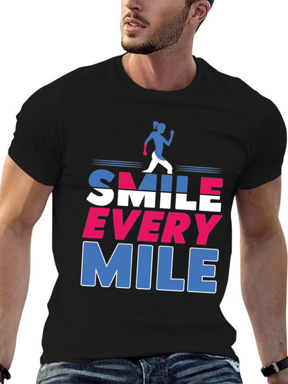Smile Every Mile Running T-Shirt